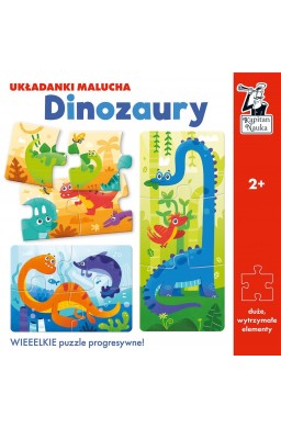 Kapitan Nauka. Dinozaury. Układanki malucha