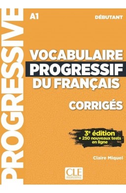 Vocabulaire progressif du Francais... A1 klucz ed3