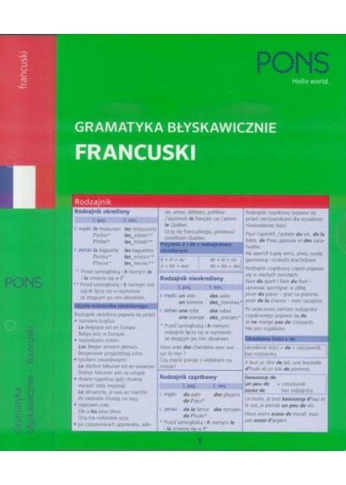 Gramatyka błyskawicznie. Francuski PONS