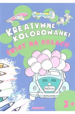 Kreatywne kolorowanki. Świat na kołach