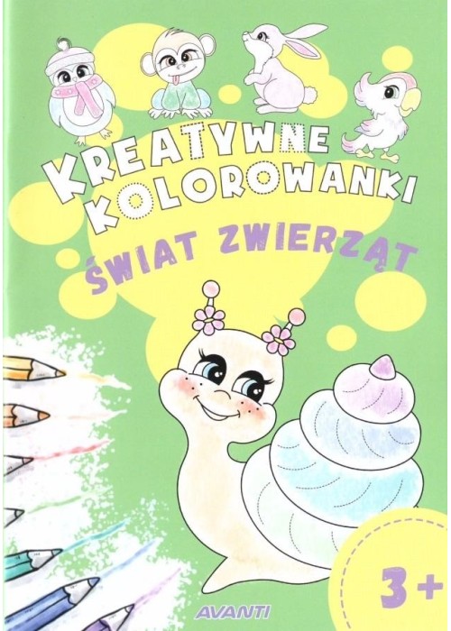 Kreatywne kolorowanki. Świat zwierząt