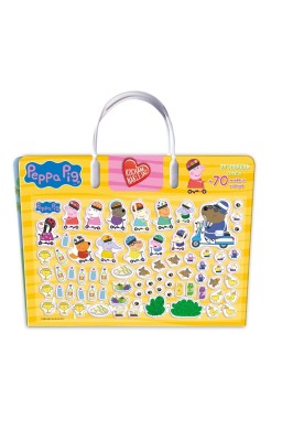 Peppa Pig. Kocham naklejać. Na podwórku z Peppą