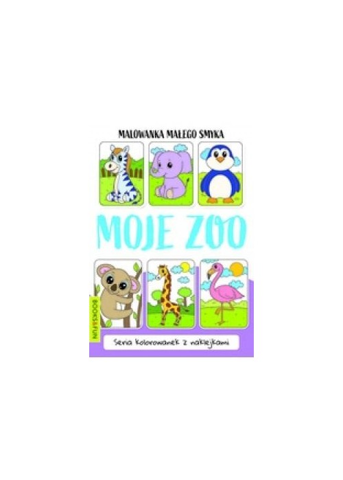 Malowanka małego smyka. Moje ZOO Malowanka małego smyka. Moje ZOO