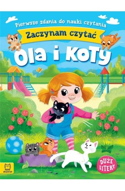 Zaczynam czytać. Duże litery. Pierwsze zdania...