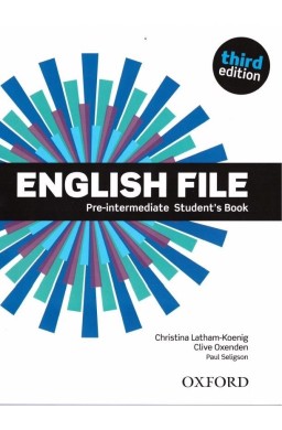 English File 3E Pre-Intermediate SB OXFORD