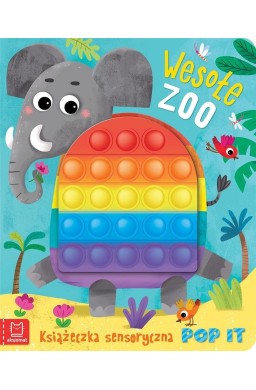 Książeczka sensoryczna z POP IT. Wesołe zoo