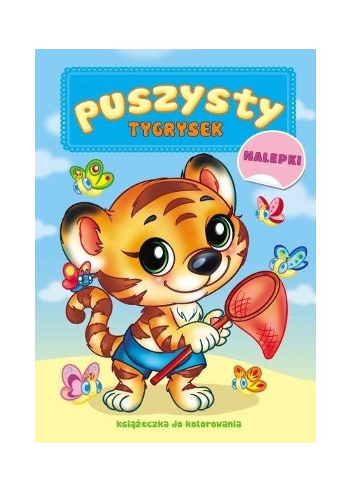 Puszysty Tygrysek. Książka do kolorowania