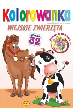 Kolorowanka. Wiejskie zwierzęta