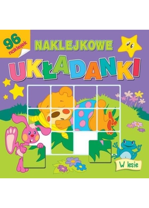 Naklejkowe układanki. W lesie