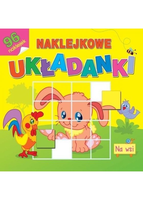 Naklejkowe układanki. Na wsi