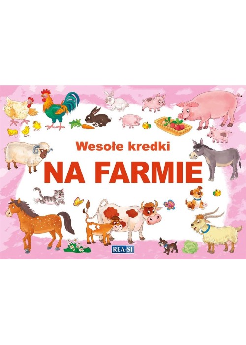 Wesołe kredki. Na farmie