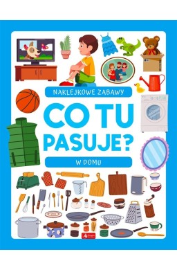 Co tu pasuje? Naklejkowe zabawy. W domu