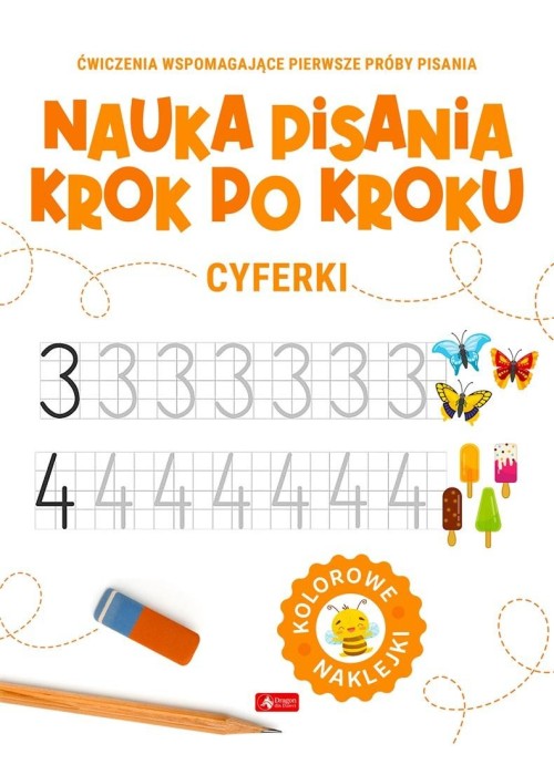 Nauka pisania krok po kroku. Cyferki