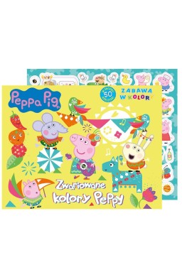 Peppa Pig. Zabawa w kolory. Zwariowane kolory