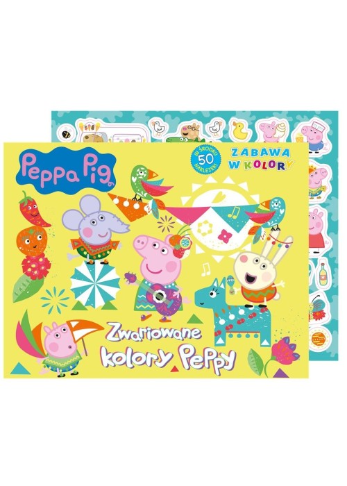 Peppa Pig. Zabawa w kolory. Zwariowane kolory