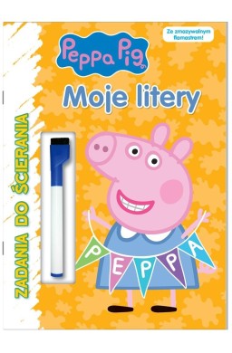 Peppa Pig. Zadania do ścierania. Moje litery