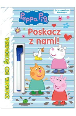 Świnka Peppa. Zadania do ścierania. Poskacz z nami