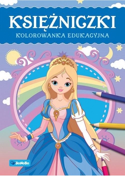 Księżniczki. Kolorowanka edukacyjna