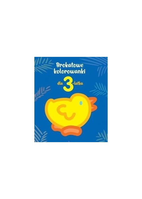 Brokatowe kolorowanki dla 3-latka