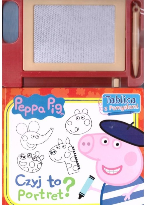 Peppa Pig. Tablica z pomysłami. Czyj to portret?