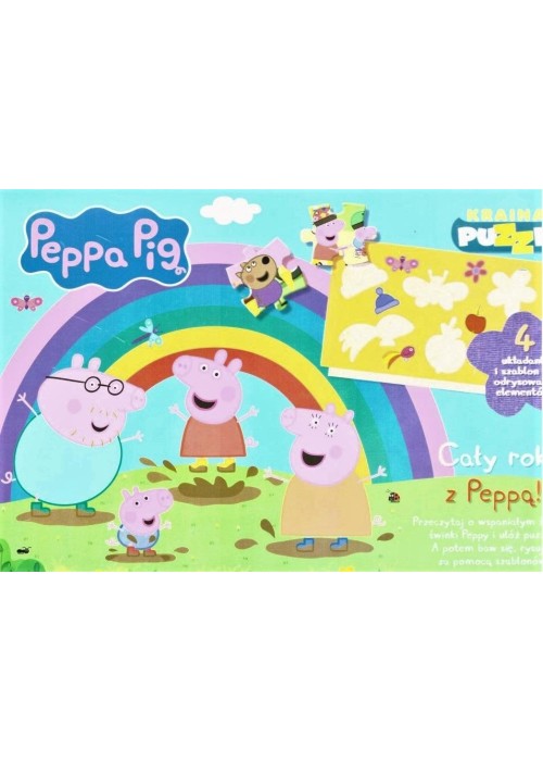 Świnka Peppa. Kraina puzzli. Cały rok z Peppą!