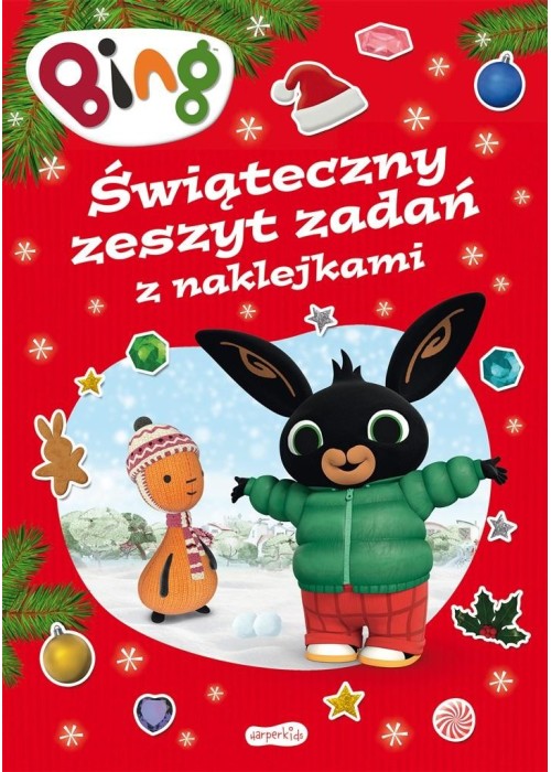 Bing. Świąteczny zeszyt zadań z naklejkami Bing. Świąteczny zeszyt zadań z naklejkami