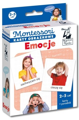 Montessori. Karty obrazkowe Emocje (2-5 lat)