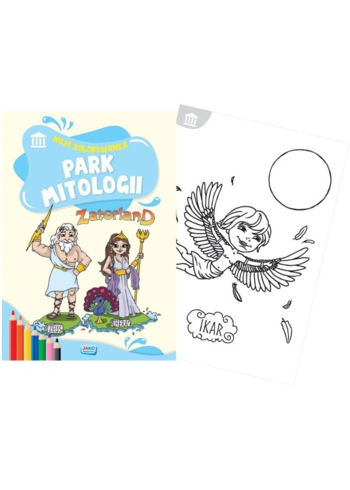 Moja kolorowanka. Park mitologii Moja kolorowanka. Park mitologii