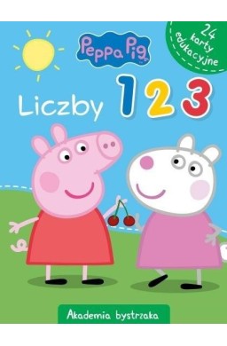 Świnka Peppa. Akademia Bystrzaka. Liczby 1, 2, 3