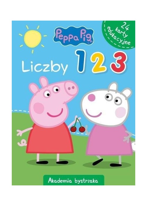 Świnka Peppa. Akademia Bystrzaka. Liczby 1, 2, 3