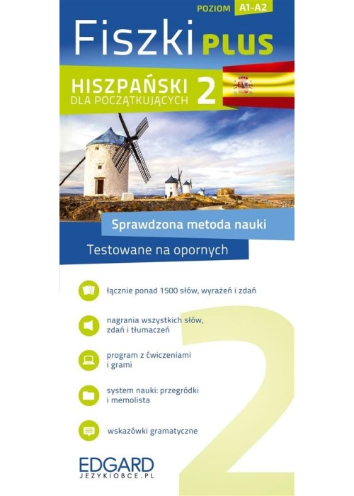 Hiszpański Fiszki PLUS dla początkujących 2