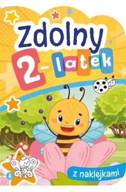 Zdolny 2-latek z naklejkami