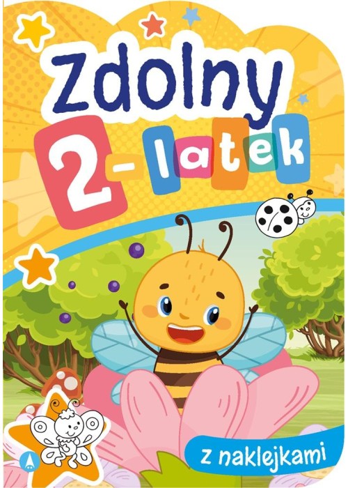 Zdolny 2-latek z naklejkami