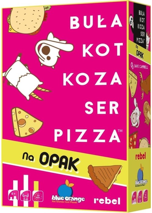 Buła, Kot, Koza, Ser, Pizza - Na opak REBEL