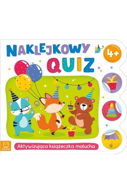 Naklejkowy quiz 4+ Aktywizująca książeczka malucha