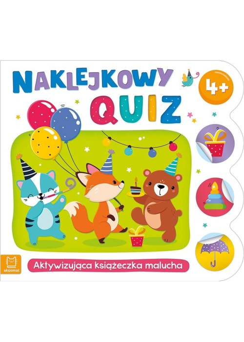Naklejkowy quiz 4+ Aktywizująca książeczka malucha