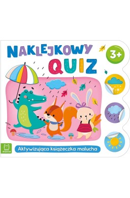 Naklejkowy quiz 3+ Aktywizująca książeczka malucha