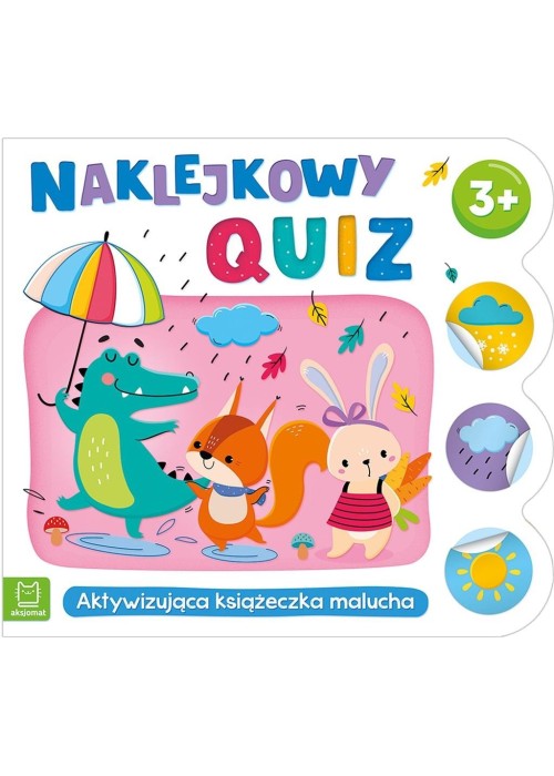 Naklejkowy quiz 3+ Aktywizująca książeczka malucha