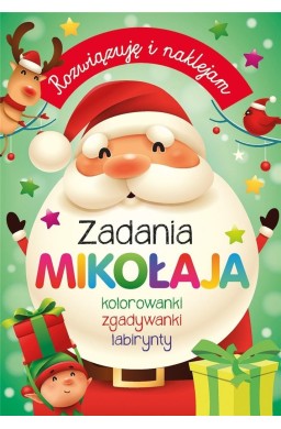 Rozwiązuję i naklejam. Zadania Mikołaja
