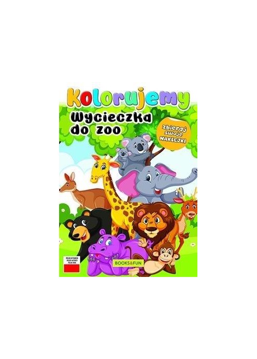 Wycieczka do zoo. Kolorujemy