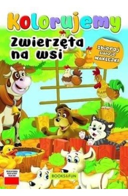 Zwierzeta na wsi. Kolorujemy