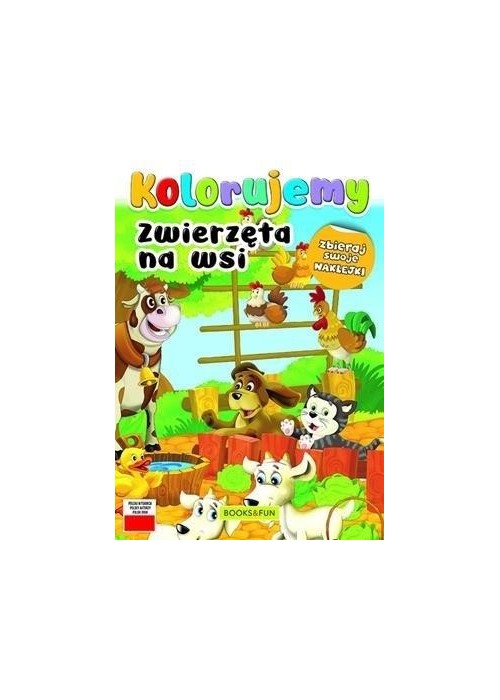 Zwierzeta na wsi. Kolorujemy