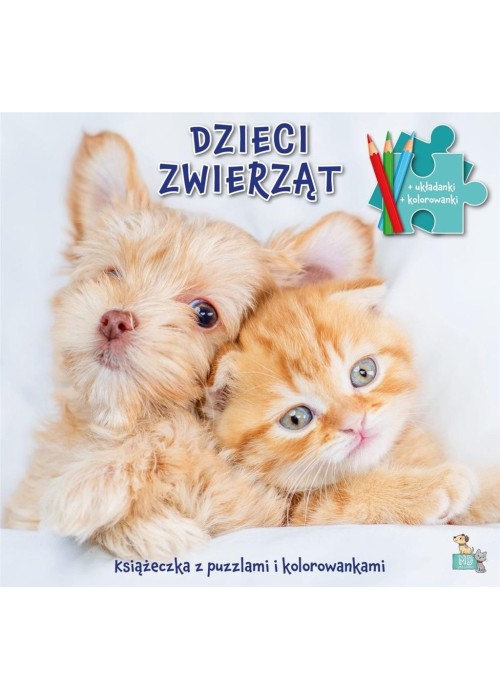Książeczki z puzzlami Dzieci zwierząt