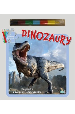 Książeczki z puzzlami Dinozauru