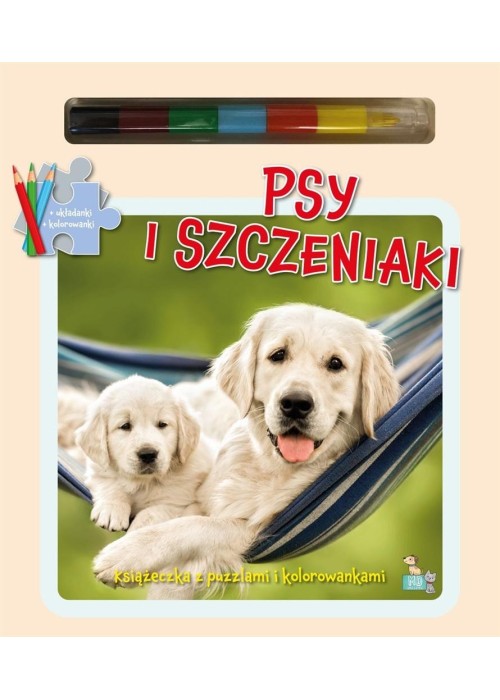 Książeczki z puzzlami Psy i szczeniaki