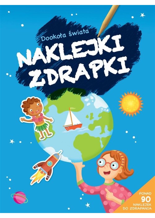 Naklejki zdrapki. Dookoła świata