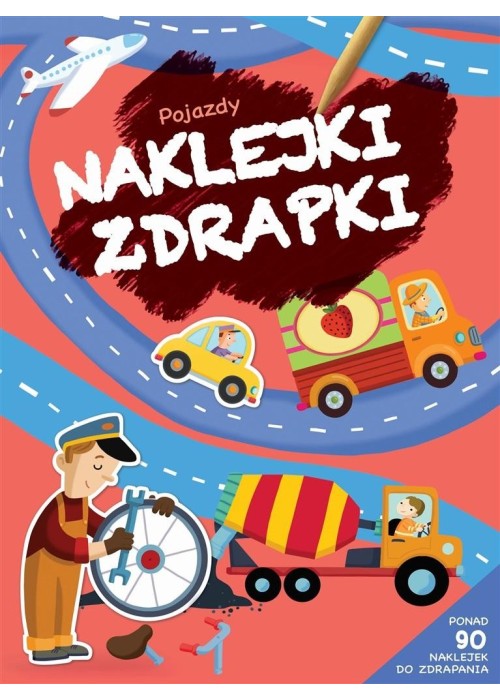 Naklejki zdrapki. Pojazdy