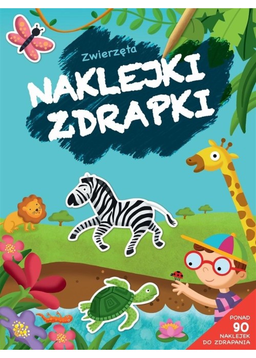Naklejki zdrapki. Zwierzęta