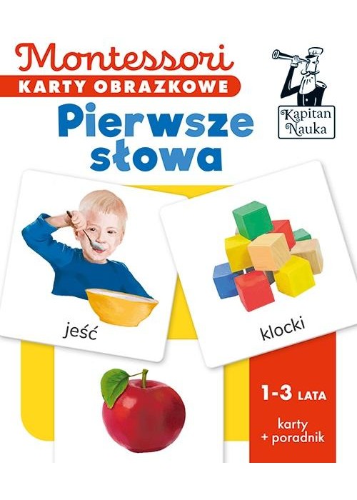 Montessori Karty obrazkowe Pierwsze słowa 1-3 lata