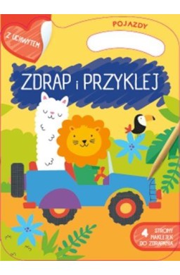 Zdrapywanki z rączką. Pojazdy